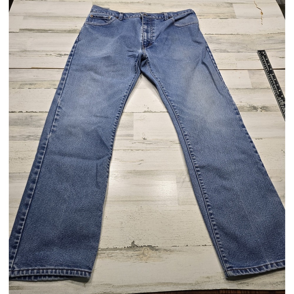 Levis 517 Men's Blue Denim Bootcut Jeans WaterLess 36x32* Medium Wash